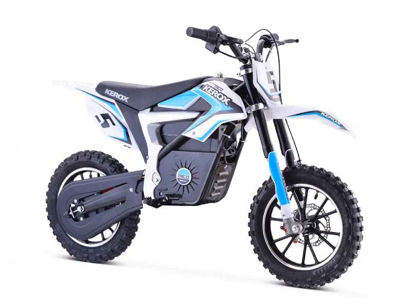 Pocket bike E-Mico Bleu